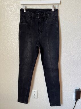 Flying Monkey Dark Gray Straight Leg Jeans